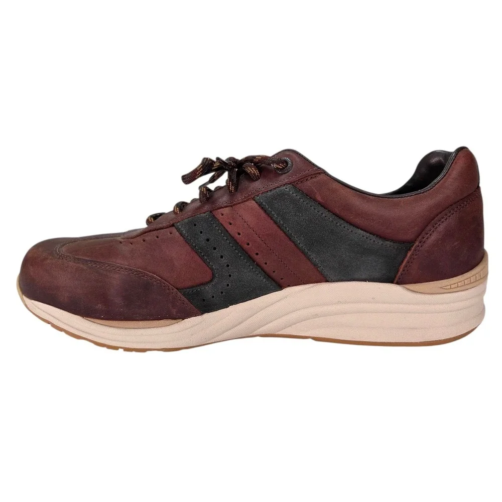 SAS CAMINO BRIAR SIZE‎ 11.5 W Men's Tennis Shoes Leather Lace Up Brown Sneakers